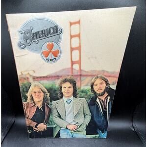 Original 1975 AMERICA HEART Songbook Vintage Rock Sheet Music Guitar Piano